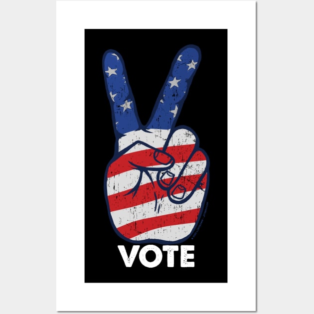 VOTE AMERICA Wall Art by Jitterfly